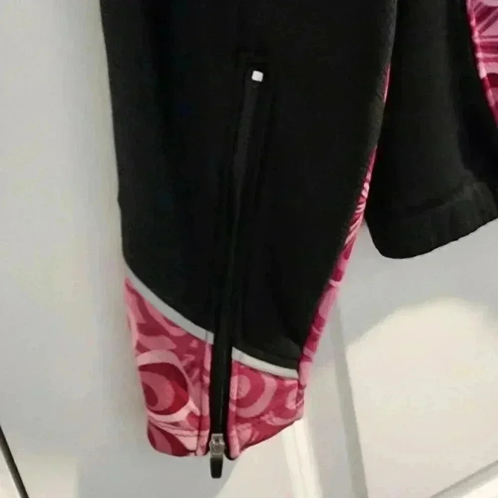 Descente Small S Floral Print Full Zip Jacket Made In Canada - Picture 5 of 8